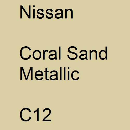 Nissan, Coral Sand Metallic, C12.